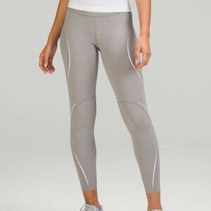 NWOT Lululemon Base Pace HR Tight 25" in Gull Grey- Size 8